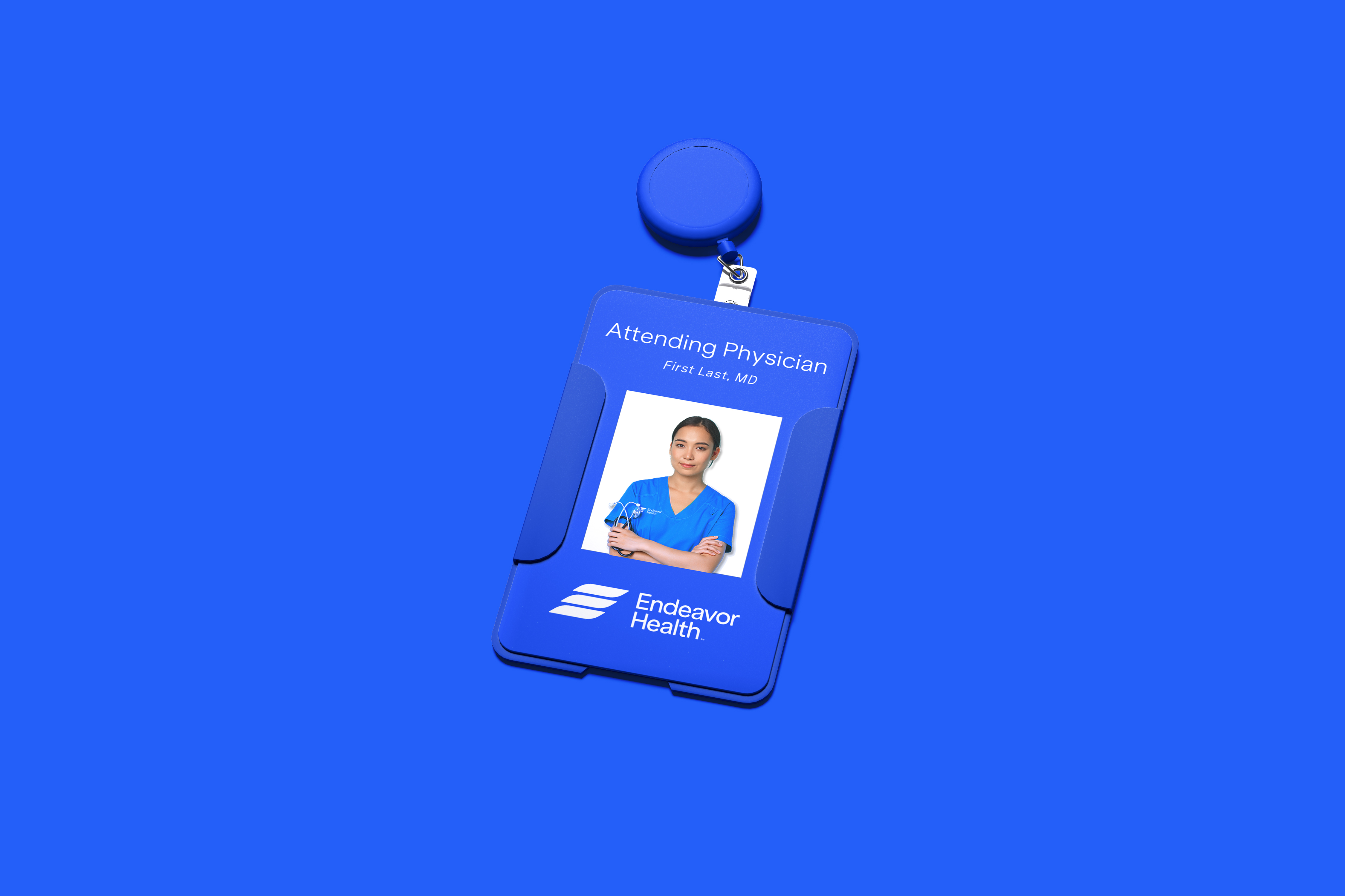Endeavor Health physician badge