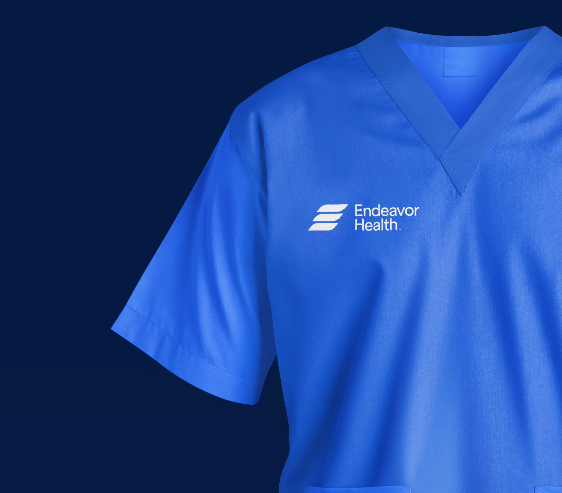 Endeavor Health scrub top