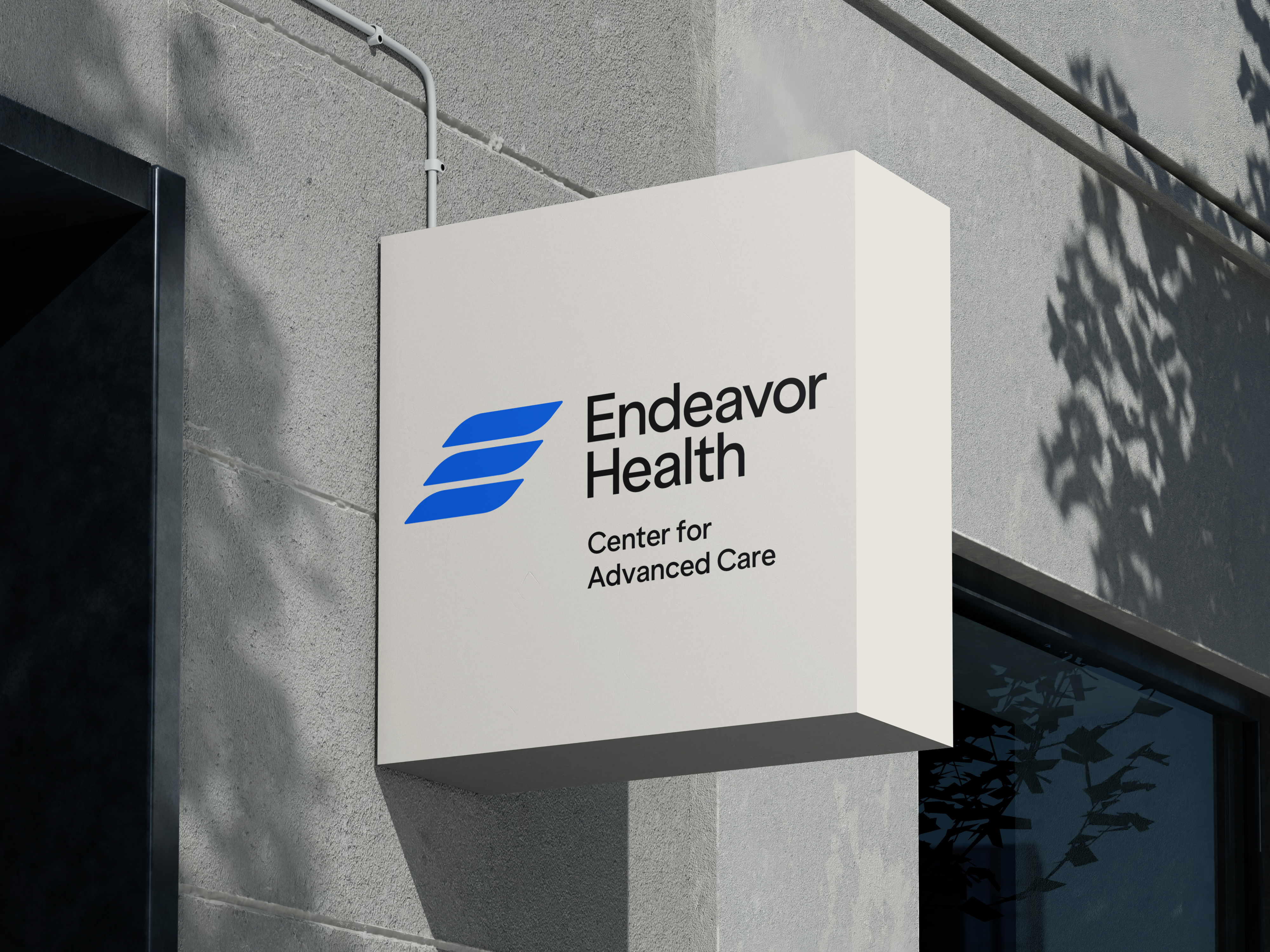 Endeavor Health Center for Advanced Care signboard