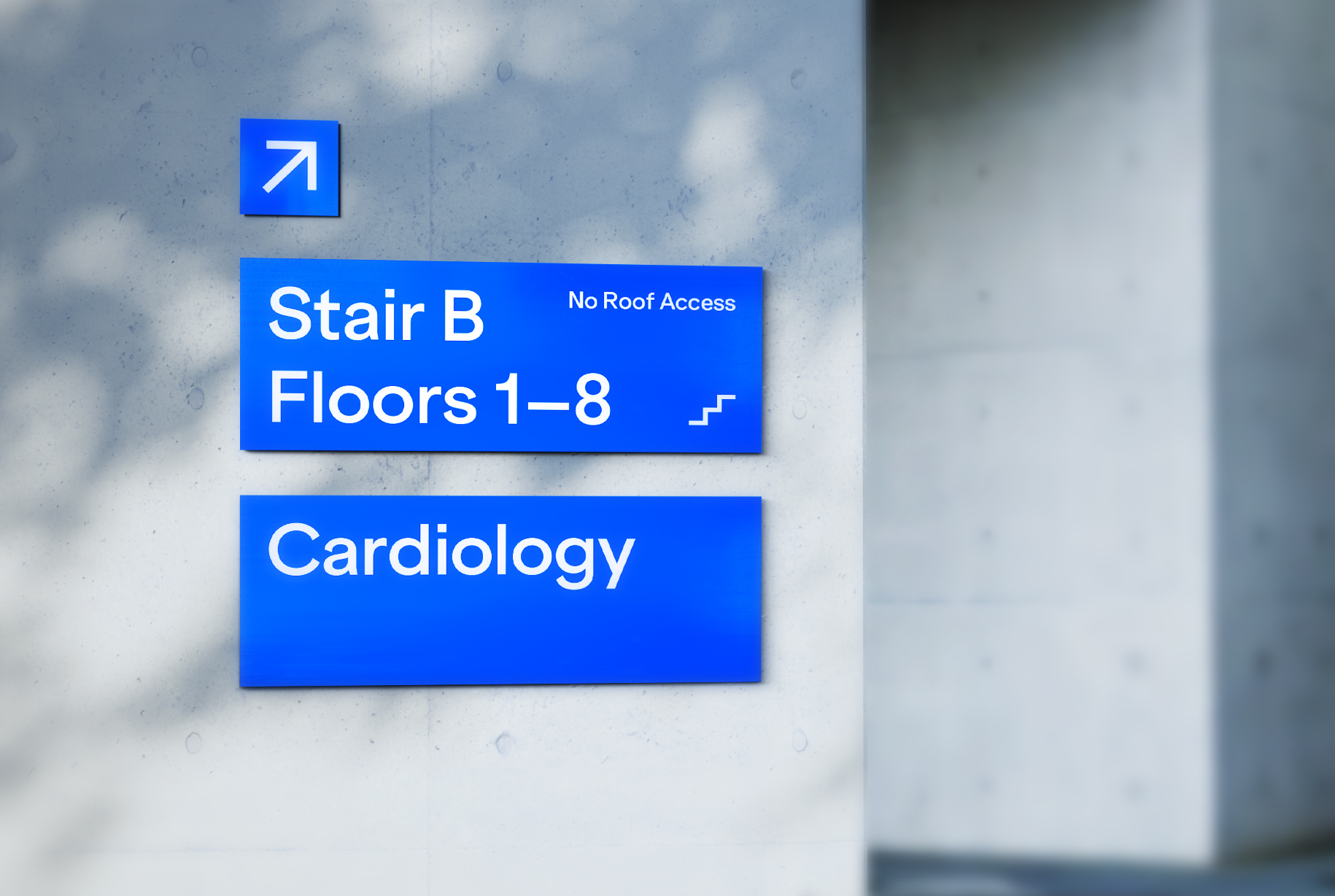 Endeavor Health wayfinding signage