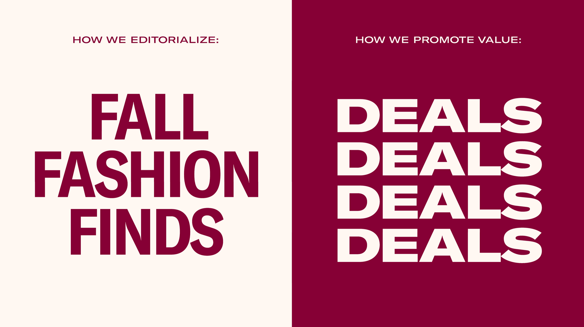 Kohl's typography