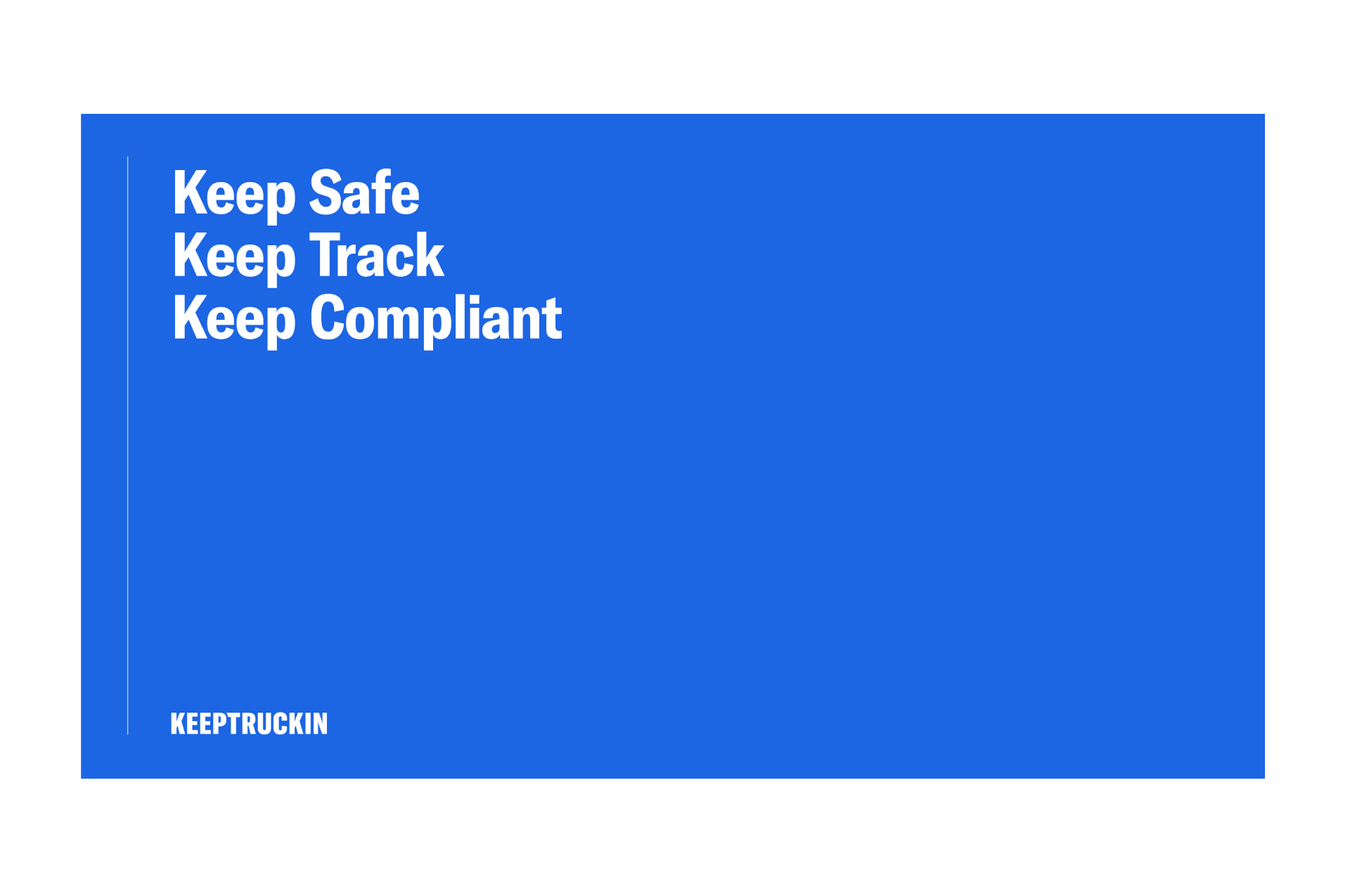 KeepTruckin brand animation