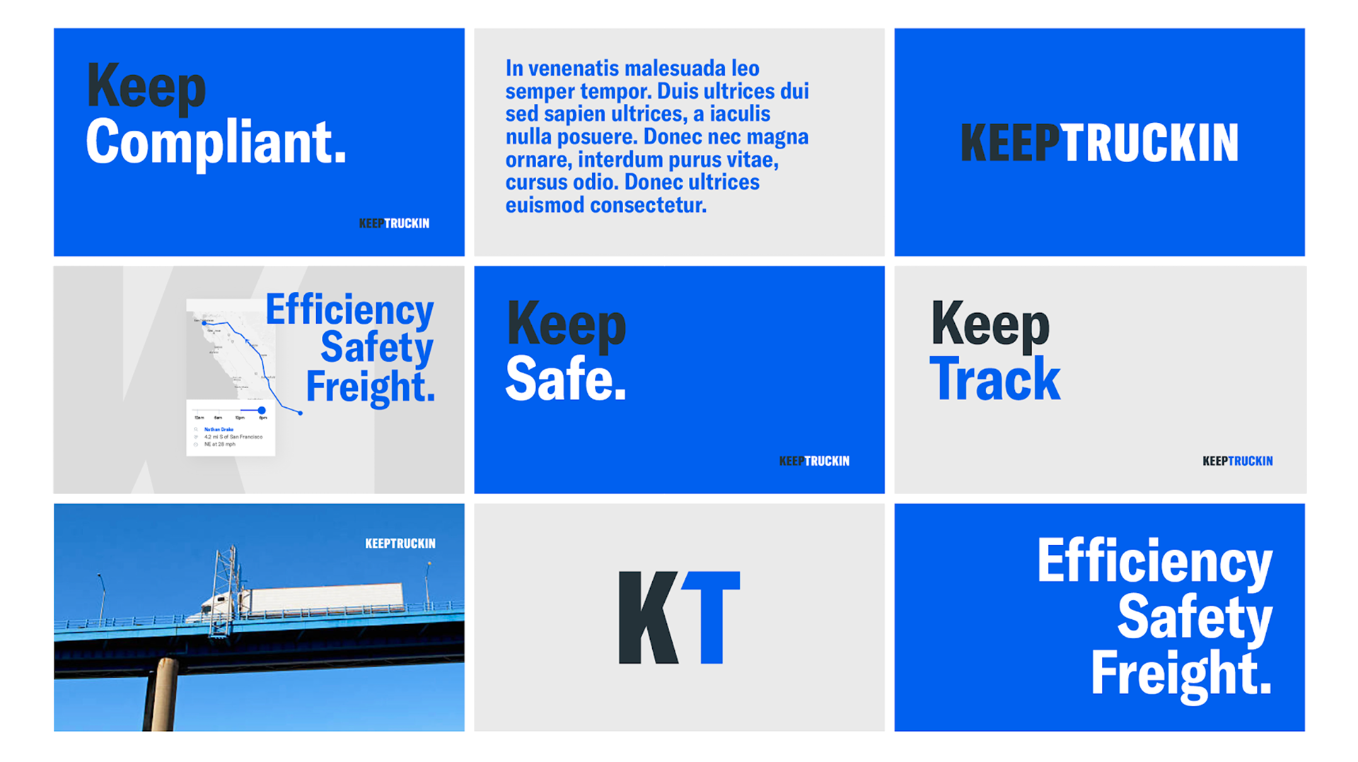 KeepTruckin art direction