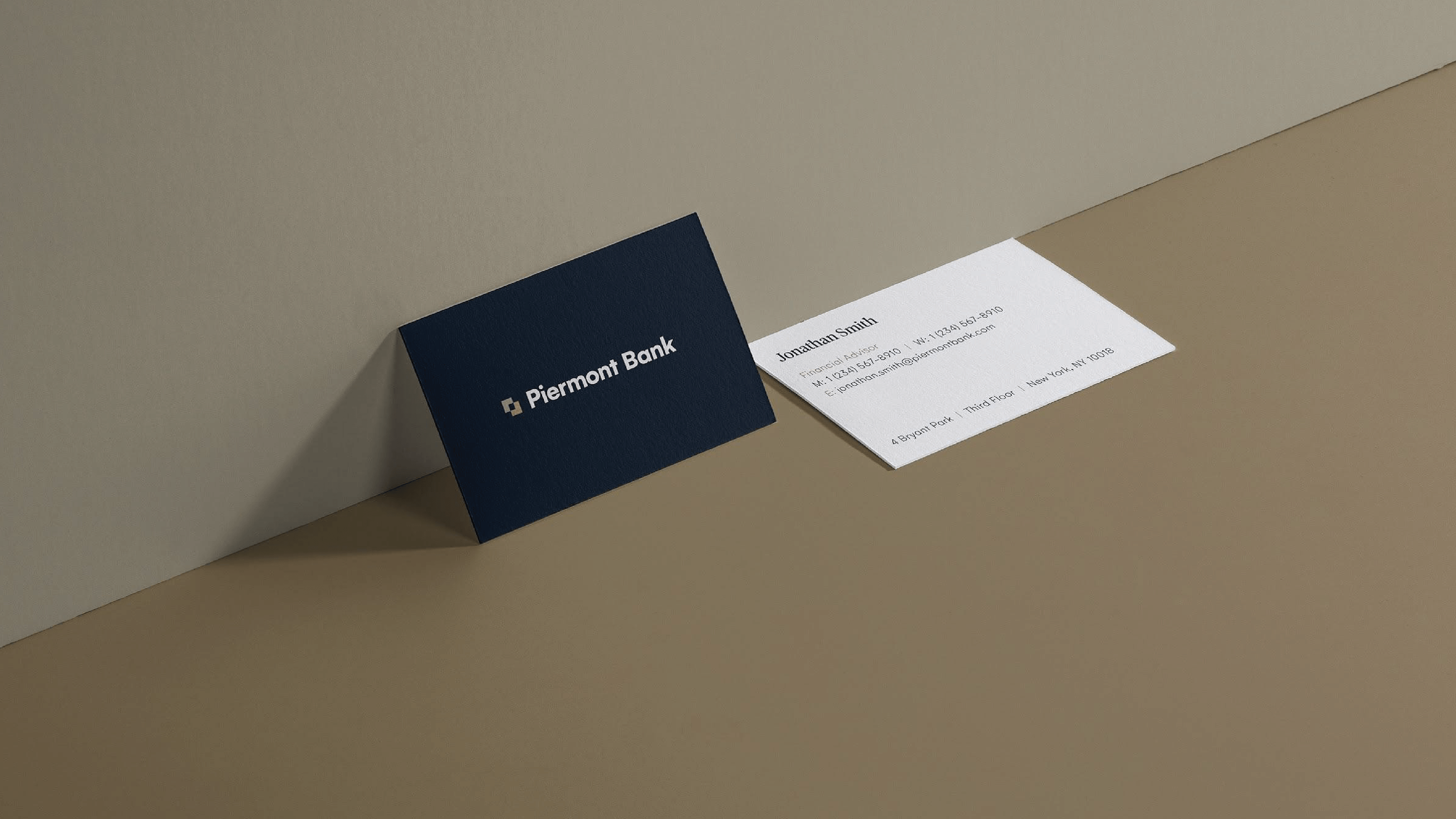 Piermont Bank typography