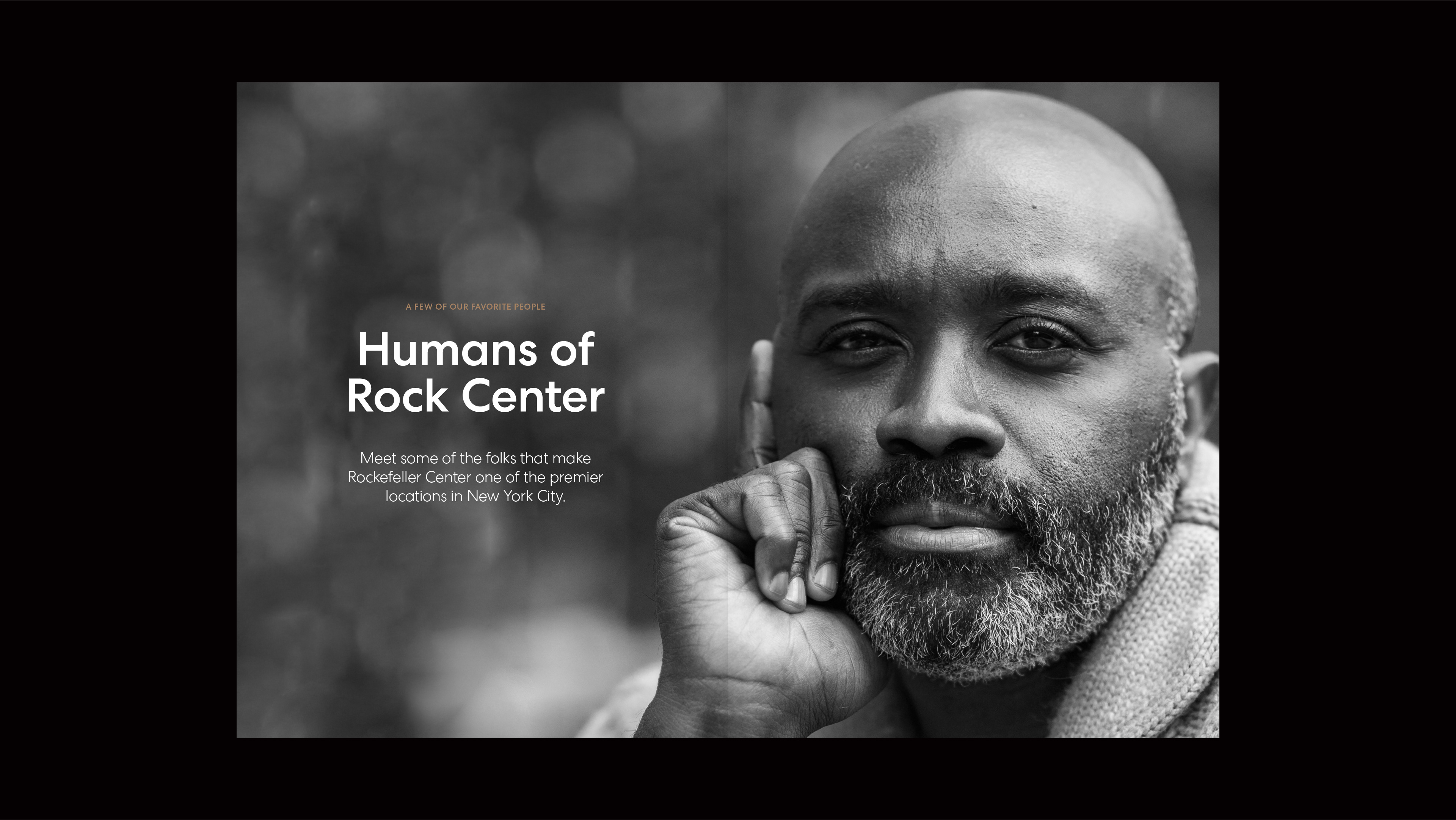 Humans of Rock Center spread