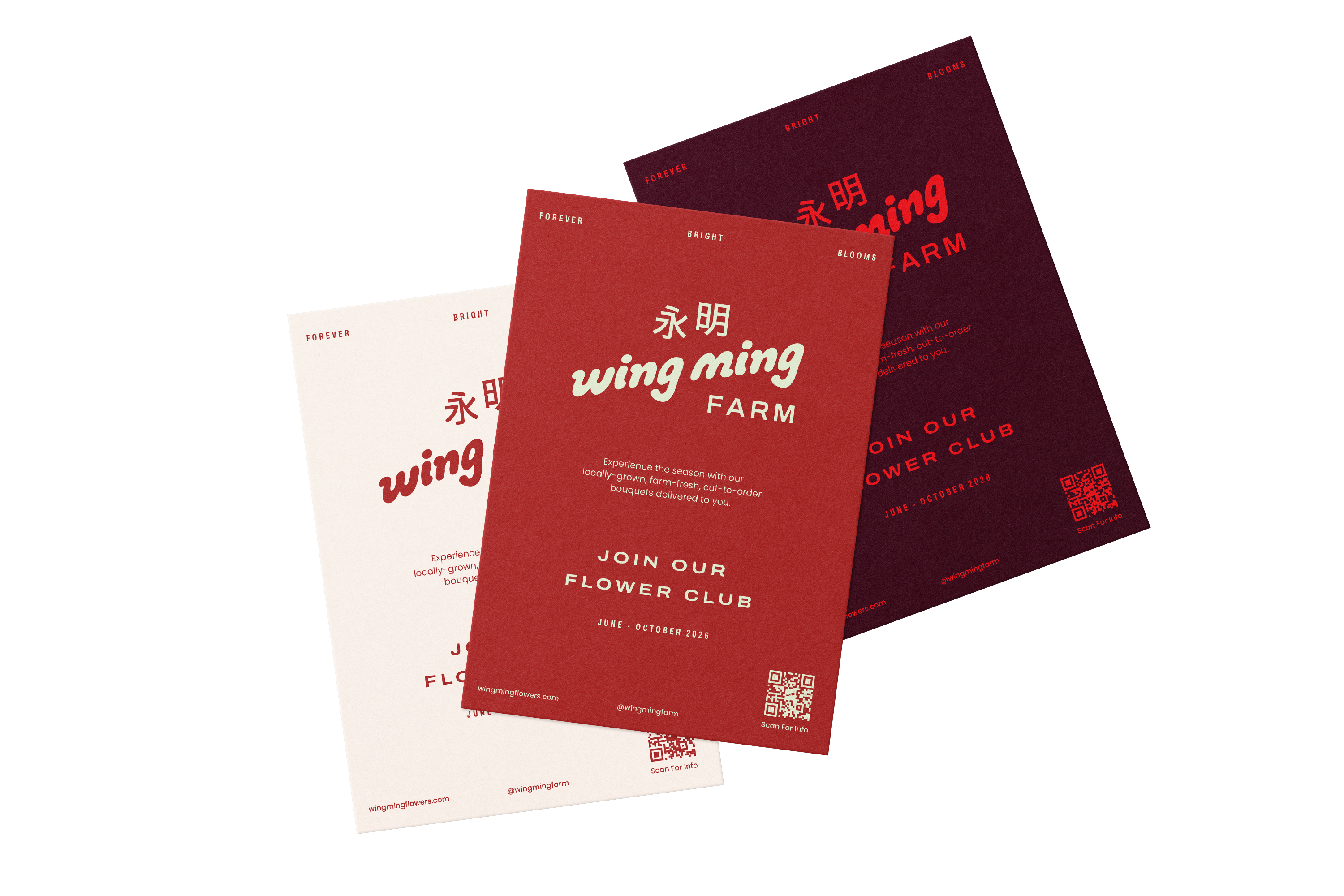 Wing Ming Farm poster mockup