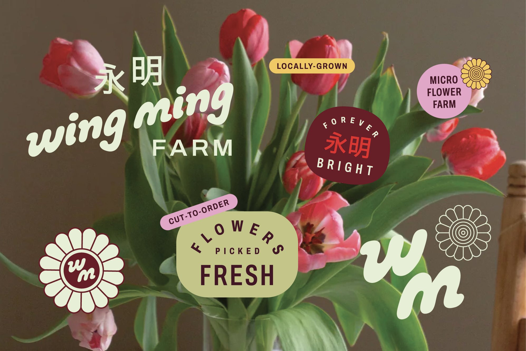 Wing Ming Farm brand elements