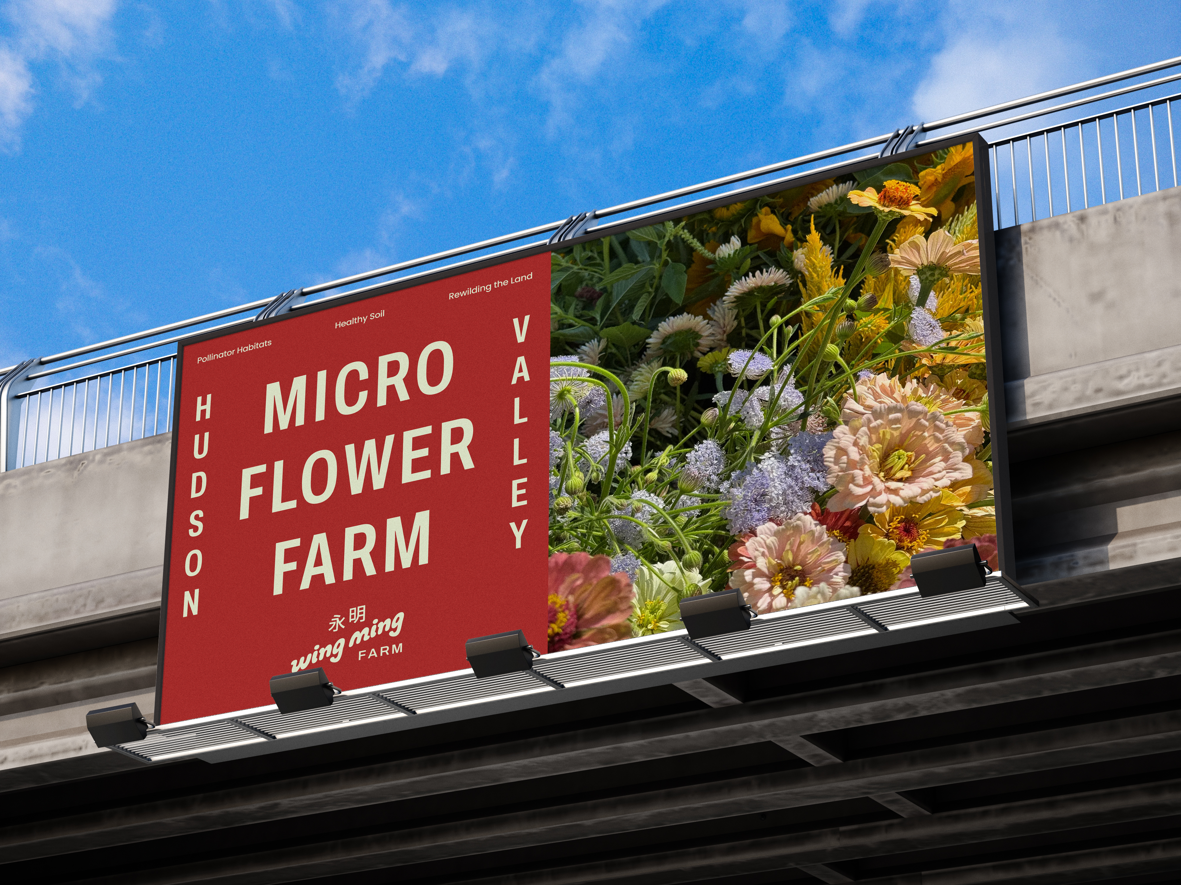 Wing Ming Farm billboard