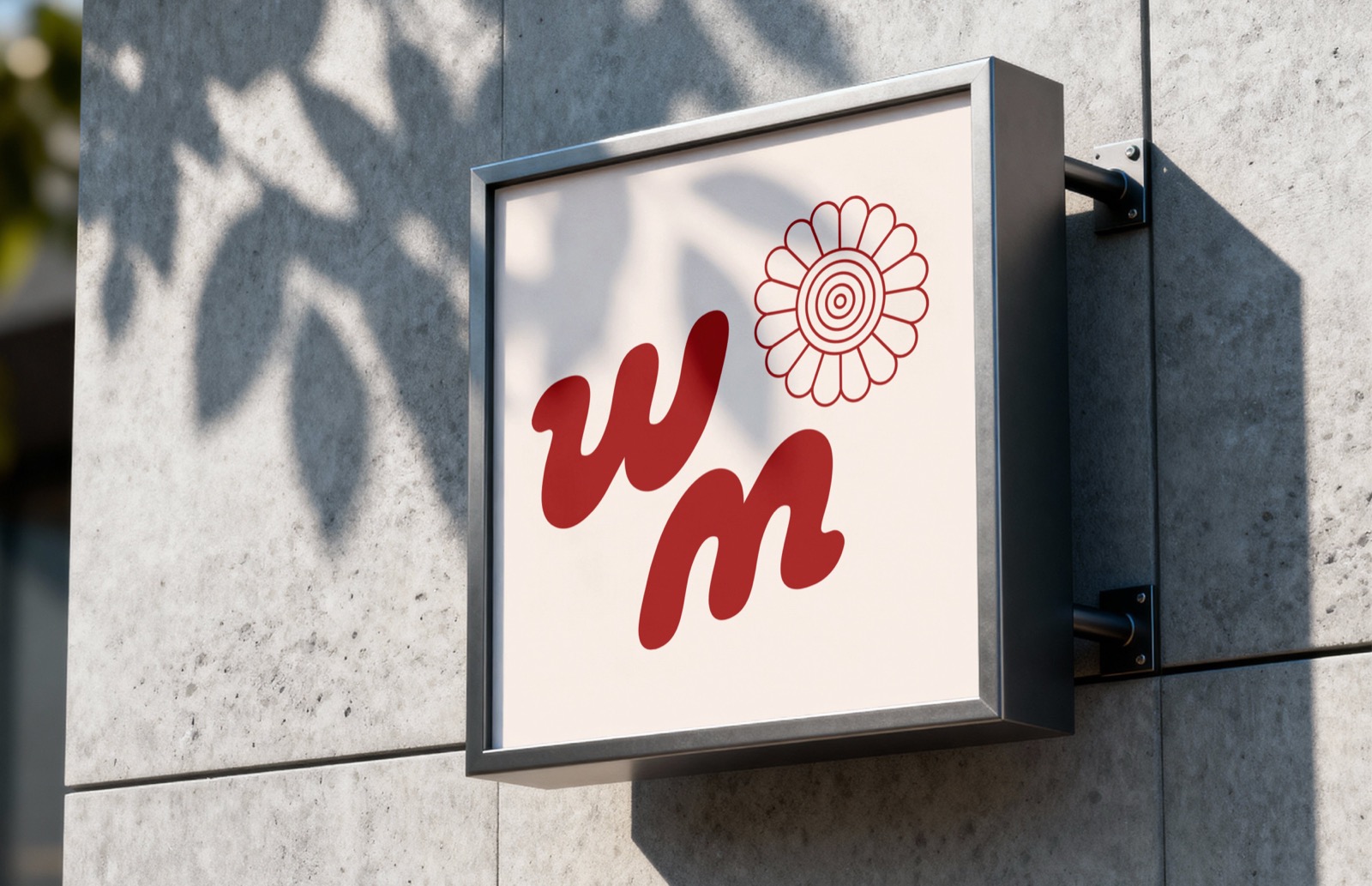 Wing Ming Farm signboard mockup