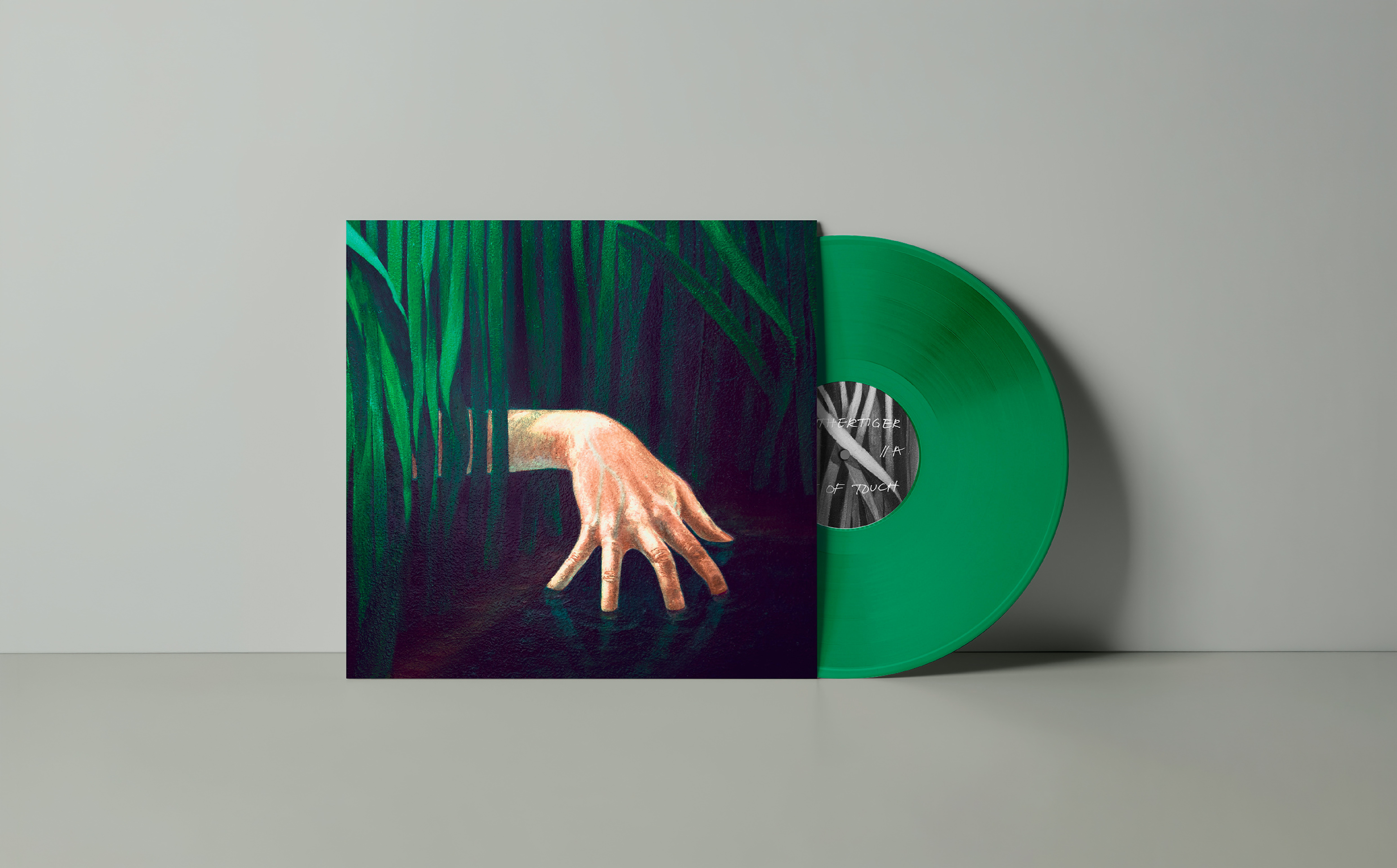 Out of Touch LP vinyl mockup
