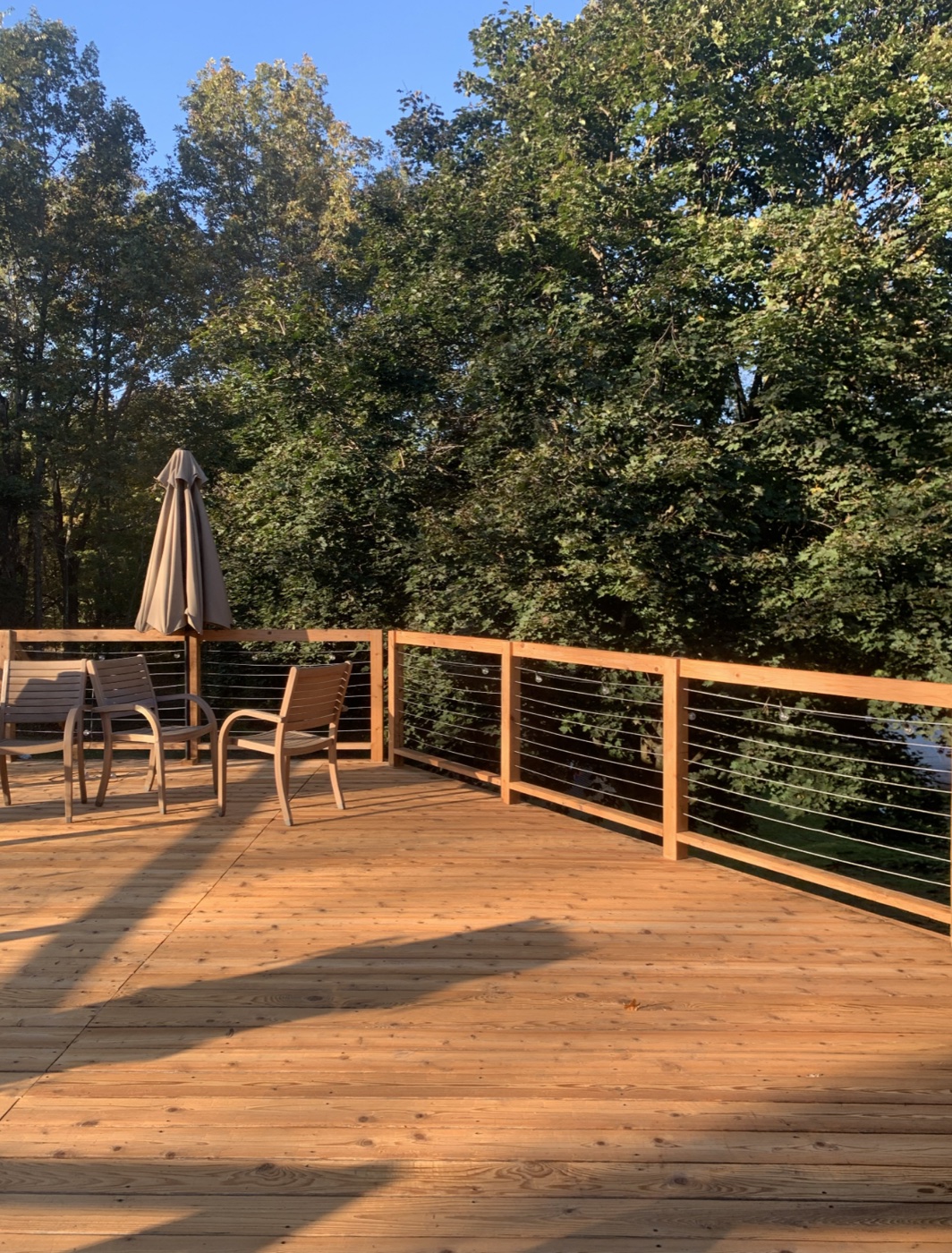 Cedar deck