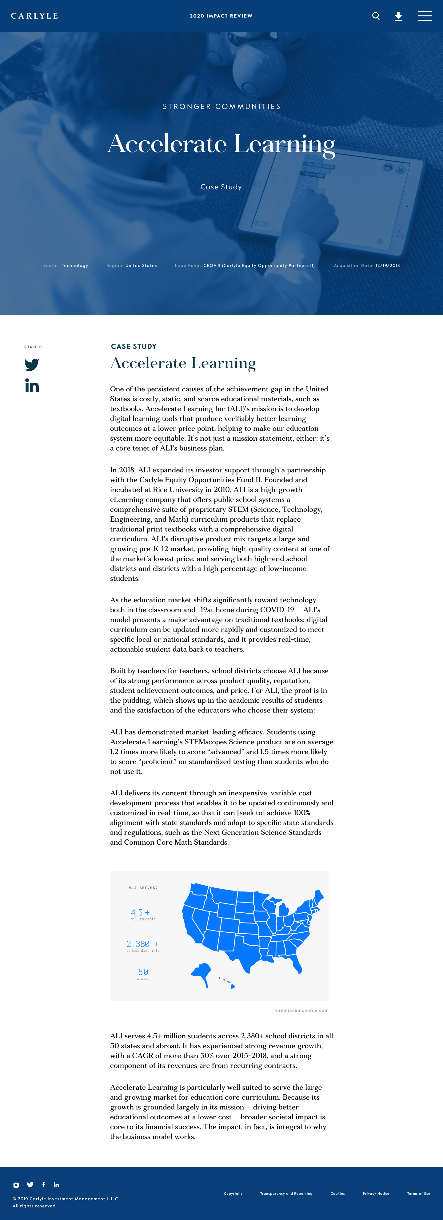 Carlyle Accelerate Learning case study