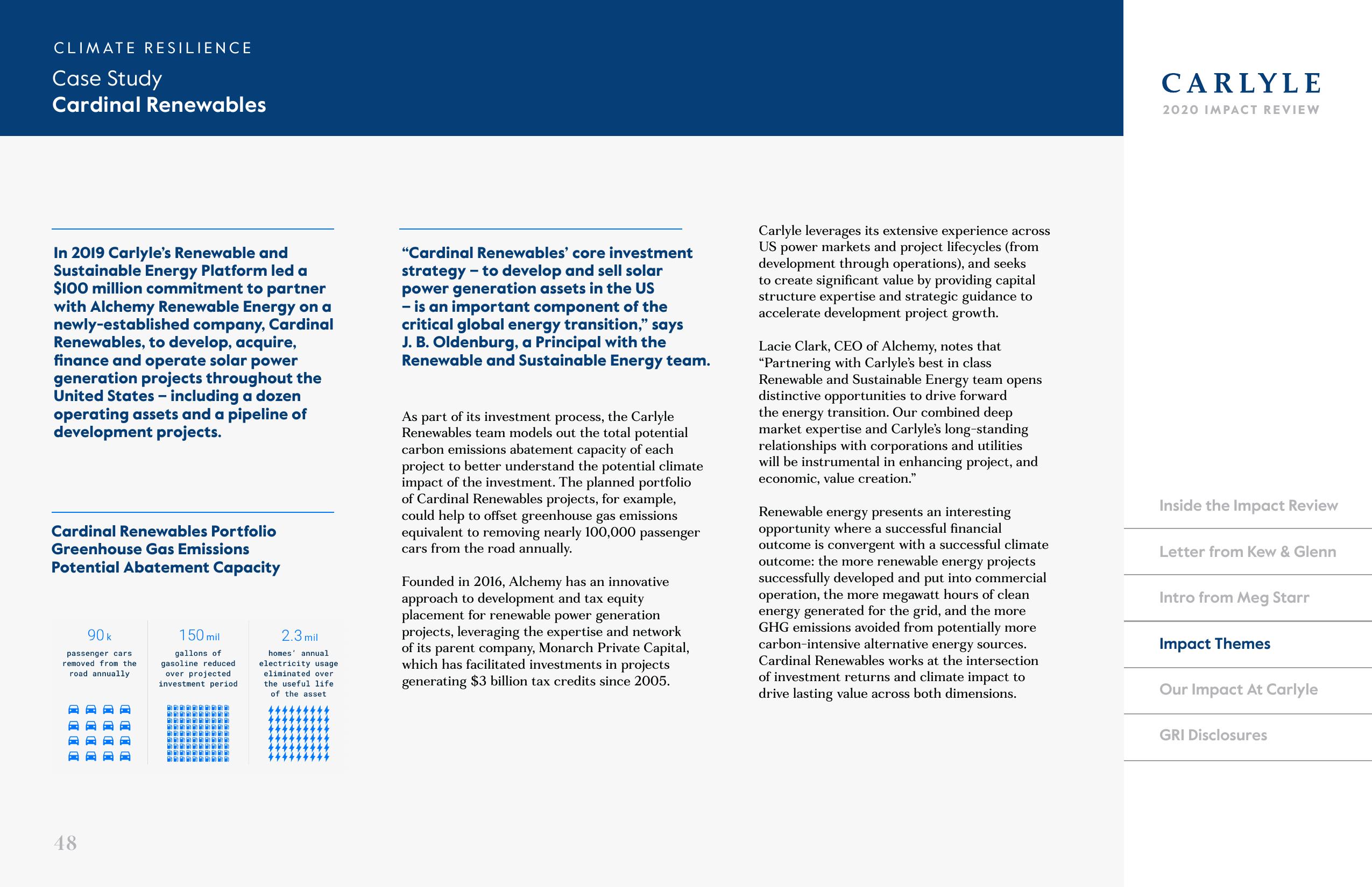 Carlyle Impact Review