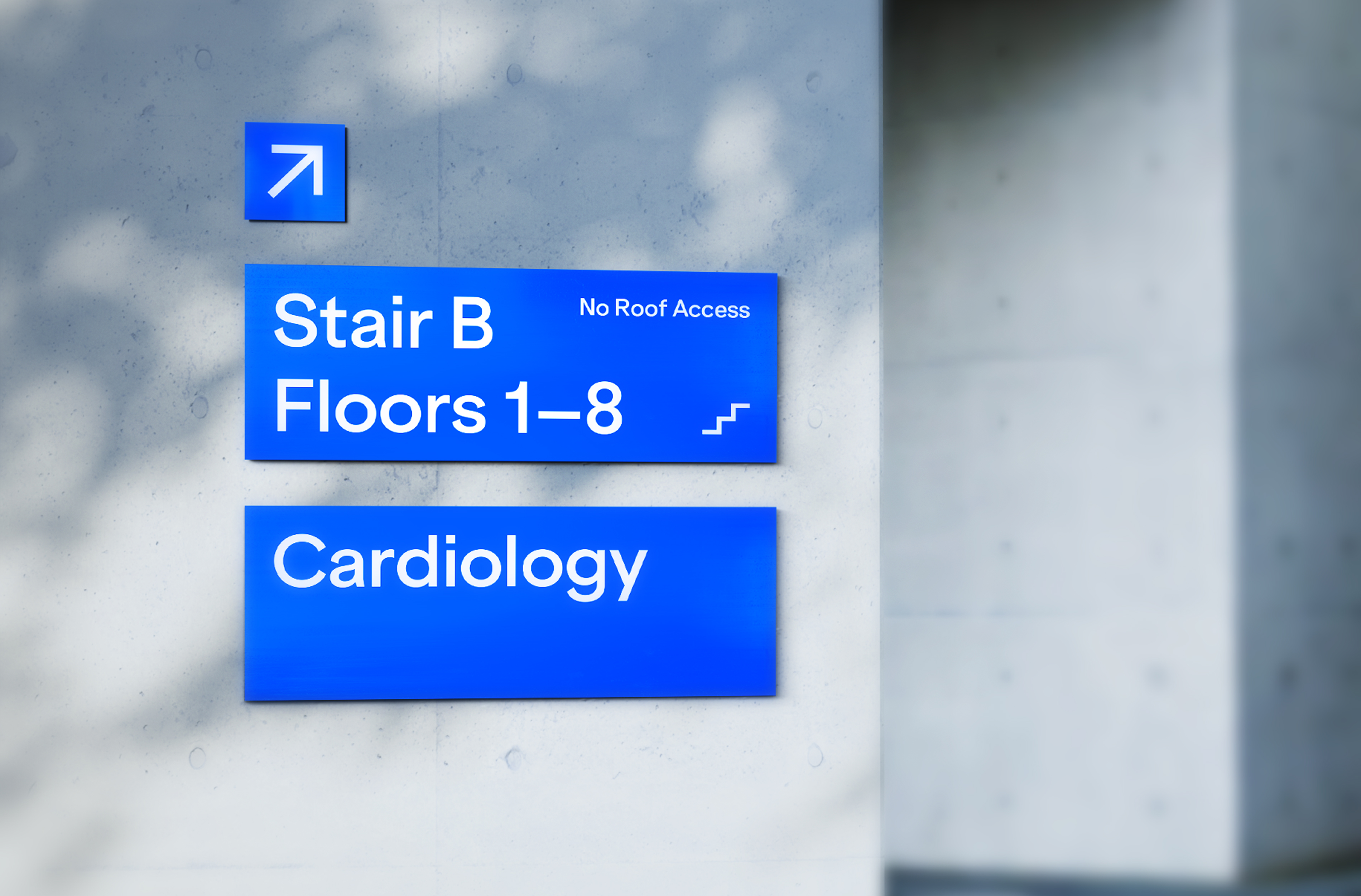 Endeavor Health wayfinding signage
