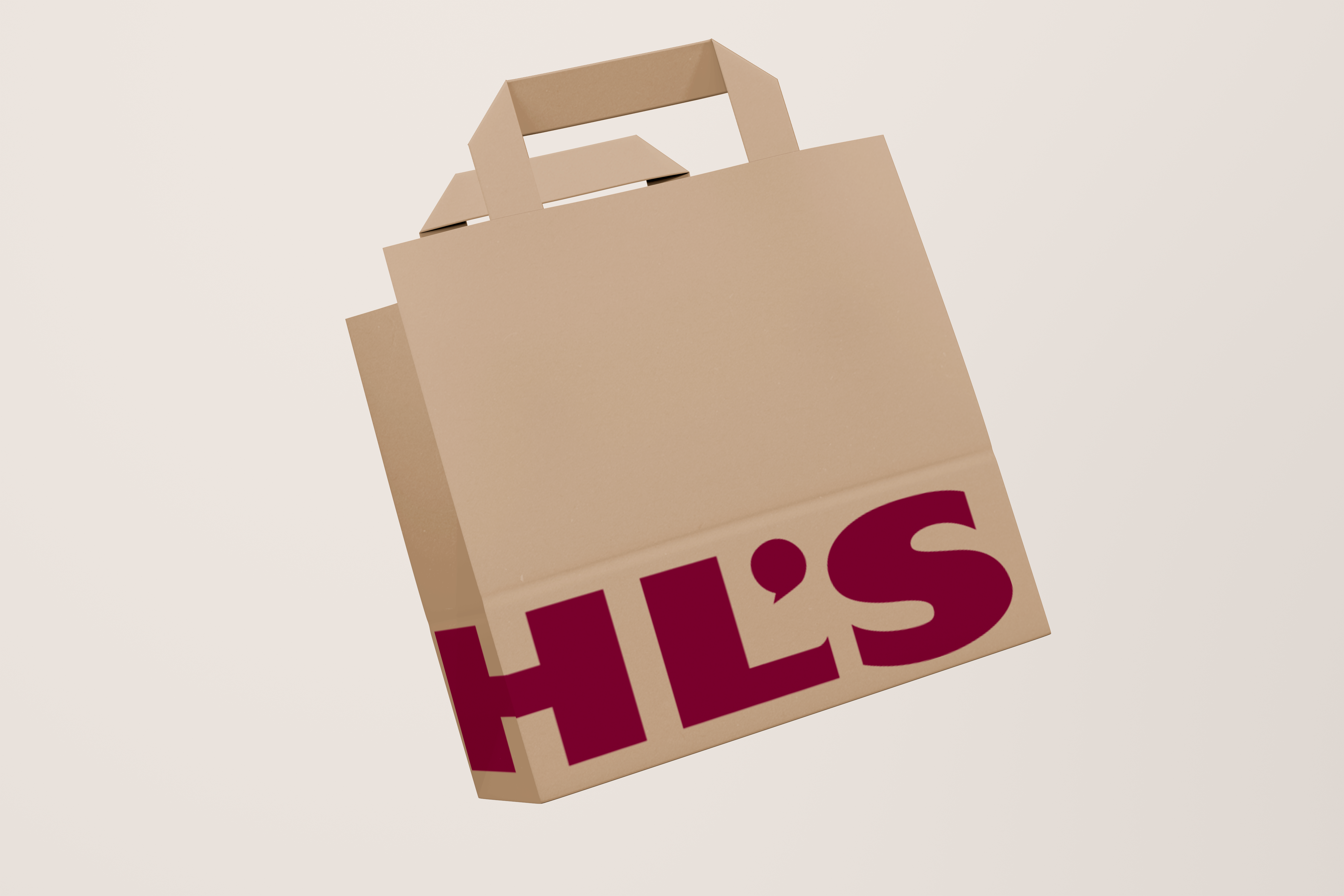 Kohl's shopping bag mockup back