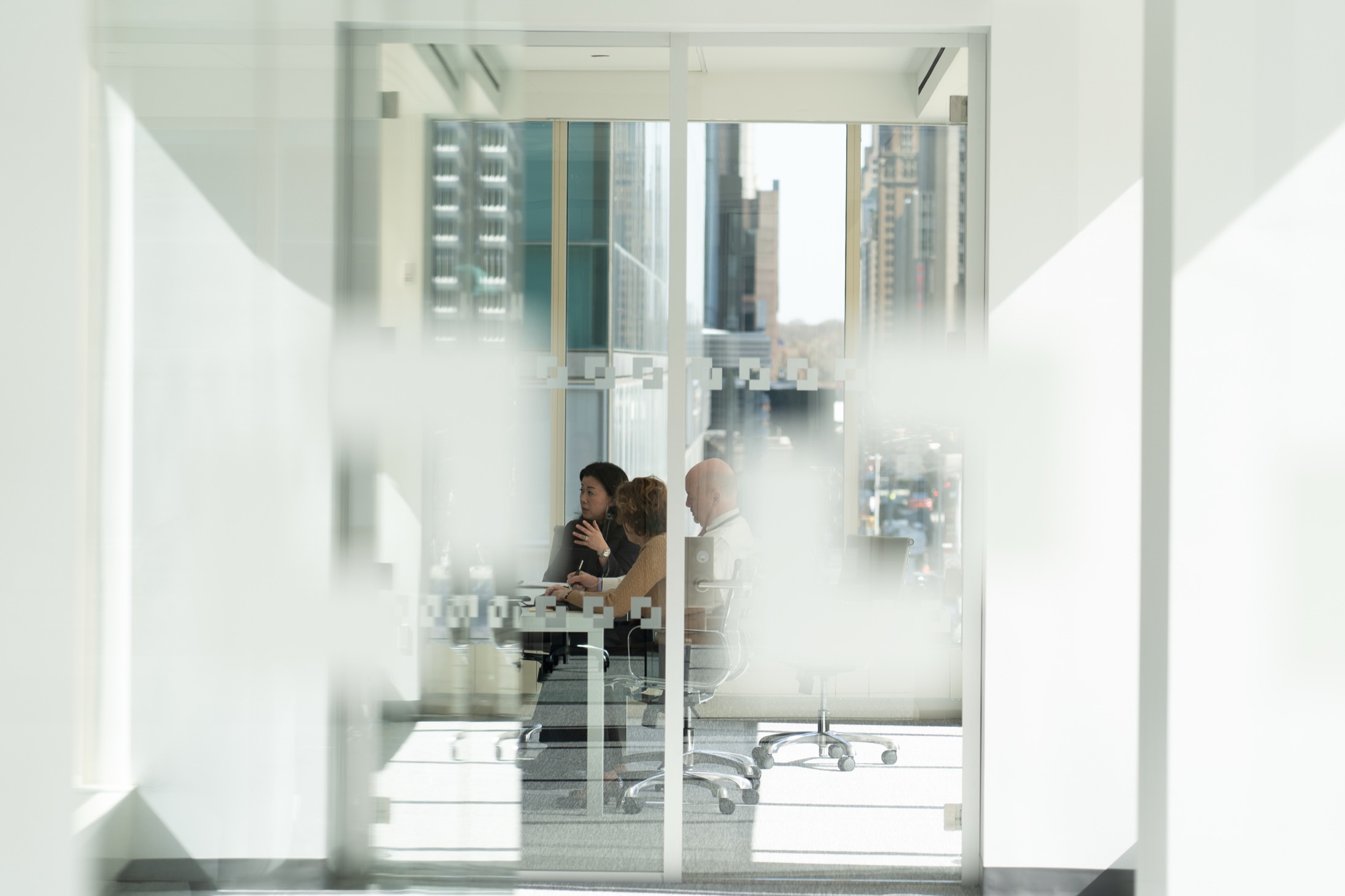 Piermont Bank office glass signage