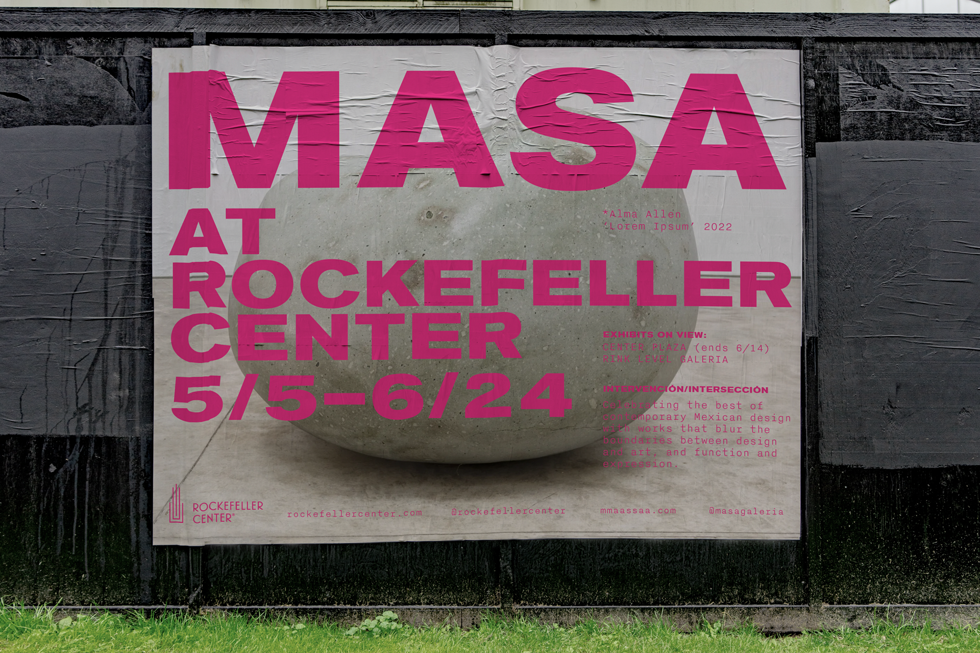 MASA at Rockefeller Center billboard mockup