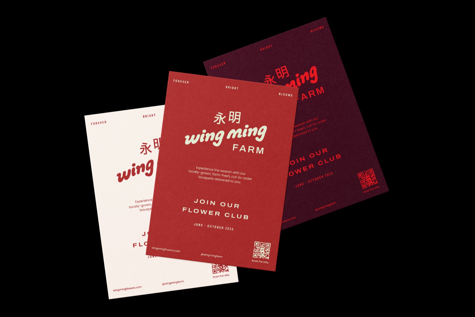Wing Ming Farm poster mockup