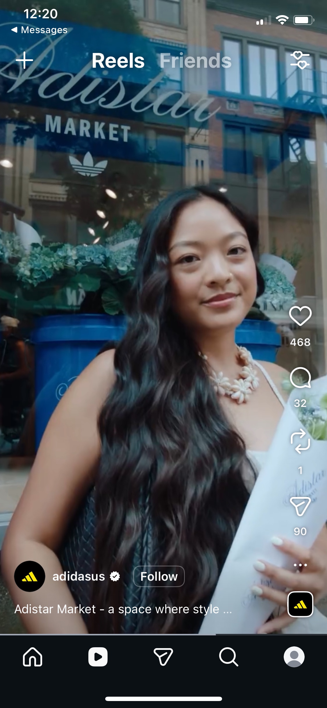 Adistar Market Instagram reel
